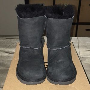 Girls T Bailey Bow Blk UGG